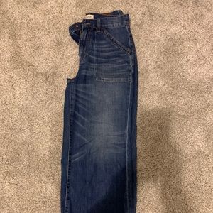 Madwell wide legged crop jeans